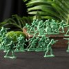 3 otters 80PCS Army Men Action Figures, Plastic Army Men Toy Soldiers Men Soldier Playset for Kids Birthday