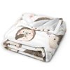 Hedgehog Blanket Cozy Plush Flannel Fleece Cute Animal Throw Blanket for Boys Girls Kids Ultra Soft Lightweight Fuzzy Nursery Blankets Gifts for Bed Couch Sofa 50"x40"