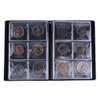 Coin Collection Album 60 Pockets - 4.5x4.5cm/1.8x1.8 inch Coin Holder Book Coin Storage Album Money Penny Pocket for Collectors Black CS0106BK