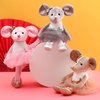 Ruzucoda Plush Mouse Stuffed Animals Toys Ballerina Dolls Ballet Dance Recital Gifts for Girls 15.5 Inches (Pink)