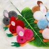 15 Pieces Easter Bunnies Carrots Hair Clips Mini Rabbits Hairbins Cute Hair Plush Decor Hairclips for Women Girls (15pcs set)