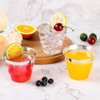 Goodluck 50PCS 9oz Plastic Cups for Party, Disposable Silver Plastic Cups, Plastic Cocktail Glasses for Wedding Thanksgiving, Christmas, and Parties