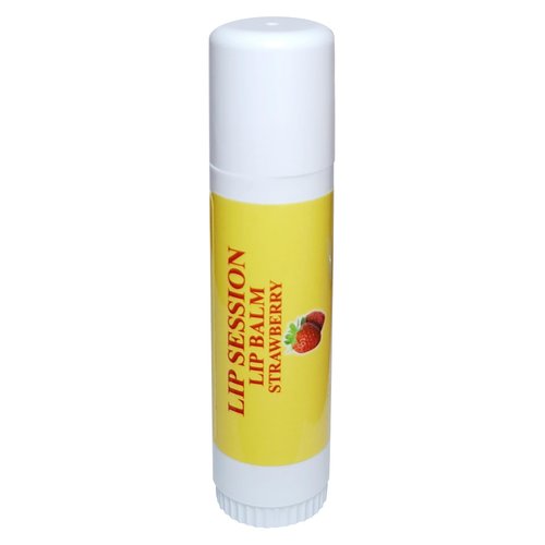 E. Burnham Lip Session Strawberry Flavor Lip Balm 0.5 Oz – Moisturizing and Nourishing Lip Care – Long-Lasting Hydration with a Sweet Strawberry Scent