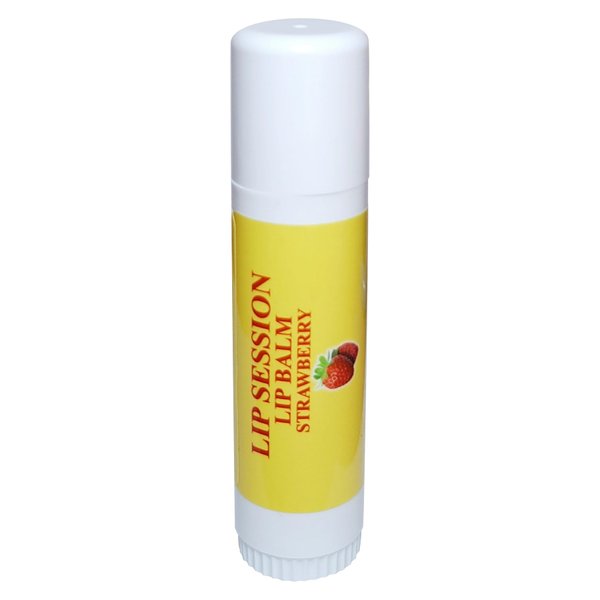 E. Burnham Lip Session Strawberry Flavor Lip Balm 0.5 Oz – Moisturizing and Nourishing Lip Care – Long-Lasting Hydration with a Sweet Strawberry Scent