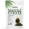 Spirulina Powder, Kosher, Raw and Non-Irradiated | Pure Vegan Protein | Premium Superfood, High in Amino Acids and Antioxidants - 4 Ounce