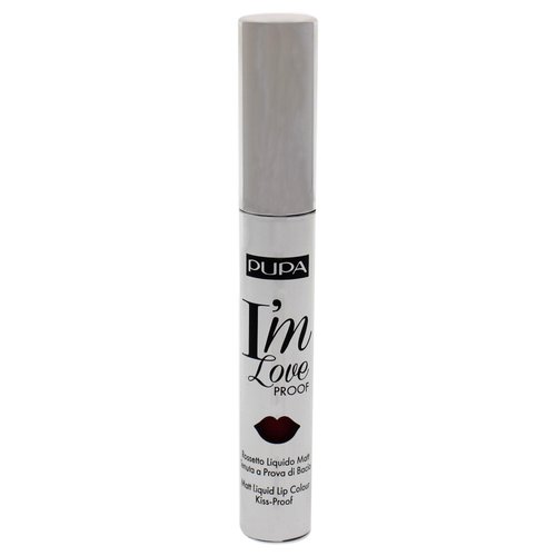 Pupa I Am Love Proof Matt Liquid Lip Color - 012 Burgundy Red Milano for Women - 0.09 oz Lipstick