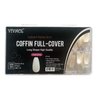 VIVACE Natural Full Cover Coffin 500 Nail Tips 10Sizes,Long Ballerina Nails Acrylic Gel Nail Tips With Clear Plastic Case (Natural Full Cover Coffin)