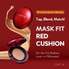 [*Mini Size*] TIRTIR Mask Fit Red Cushion Foundation | Long-Lasting, Lightweight, Buildable Coverage, Semi-Matte Finish, Korean Cushion Foundation (#33C Hazel, 0.15 Fl Oz)