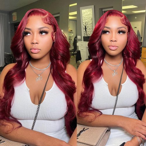 Deep Wave 5x5 HD Lace Closure Wig Human Hair 180% Density For Black Women,West Kiss Brazilian Virgin Hair 5x5 Transparent Lace Front Wigs Pre Plucked With Baby Hair Natural Color 16 Inch