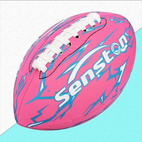 Senston Waterproof Football 9.25 Inch Pool Football Beach Football Pool Toy Football for Swimming Football for Family Fun Toys & Games