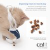 Catit PIXI Spinner, Treat Dispensing Cat Toy, Blue