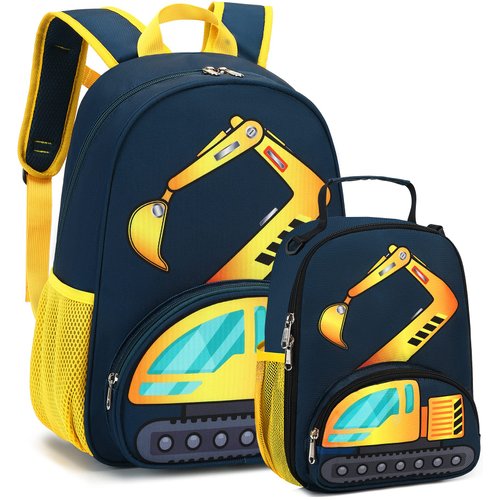 Backpack for Kids Boys Girls Preschool Kindergarten Bookbag Set with Lunch Box Toddler School Bag
