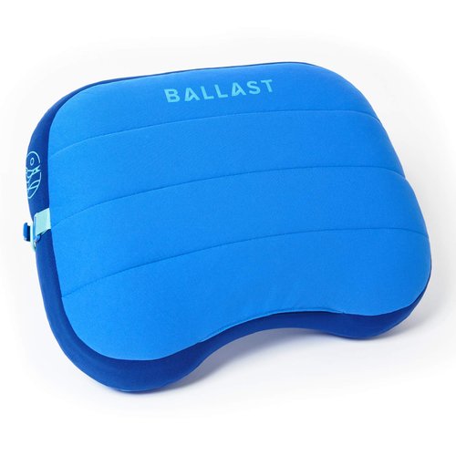 Ballast Beach Pillow – Inflatable Beach Pillow, Camping Pillow, Pool Pillow, Ultra Soft and Durable Pillow That Won’t Blow Away on Windy Beaches (Palace Blue)