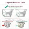 6pc Upgrade Duckbill Valve and 4pc Silicone Diaphragm Compatible with Momcozy S12 Pro/S9 Pro Hands-Free Breast Pump Wearable,Breast Pump Replacement Accessories,for Momcozy/TSRETE Breastpump Parts