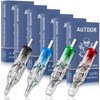 Autdor Tattoo Needles Cartridge - 100Pcs Mixed Tattoo Cartridge Needles Round Liner Shader Flat Magnum 3RL 5RL 7RL 9RL 3RS 5RS 7RS 9RS 5M1 7M1 for Tattoo Machine Tattoo Supplies (RL/RS/M1/RM-120PCS)