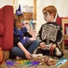 60 Pcs Halloween Stretchy Skeletons Party Favors for Kids with Sticky Spider Webs, Assorted Halloween Stretchy Toys for Kids Party Favors, Halloween Goodie Bags Filler, Pinata Filler, Game Prizes
