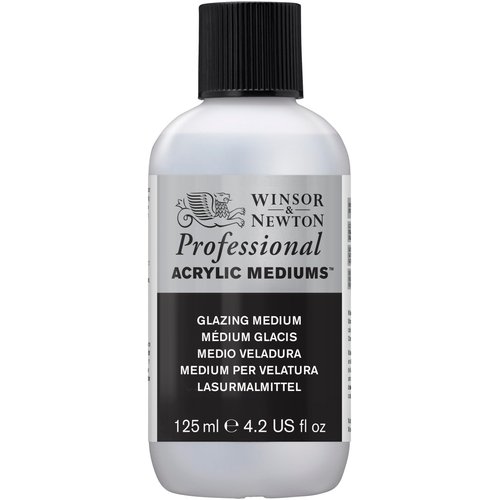 Winsor & Newton Professional Acrylic Medium, Glazing Medium, 125ml (4.2-oz)