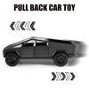 Toy Trucks Cybertruck with Trailer RV Cyberquad Car Toy 1:32 Cyber Toy Trucks Gray Cybertruck Metal Diecast with Lights Sounds Effects, Fun Toy Cars Holiday Great Gifts Idea Kids Boys
