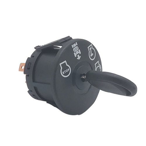 Starter Ignition Switch with Key 4-Position 7-Terminals Compatible with Husqvarna, AYP, Craftsman, Sears, Poulan Lawn Mower Rider Replace 532193350 193350