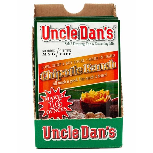 Uncle Dan's Chipotle Ranch Dressing | Singles Case – 12 Count (Pack of 1)