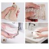 Medsuo 2pcs Natural Safe and Durable Sisal Fiber Soap Bag Saver Pouch for Foaming and Drying The Soap Shower Bath Exfoliating