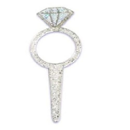 CakeDrake BULK 144 DIAMOND Engagement RING Wedding Bridal Shiny SHOWER CUPCAKE Pics Picks