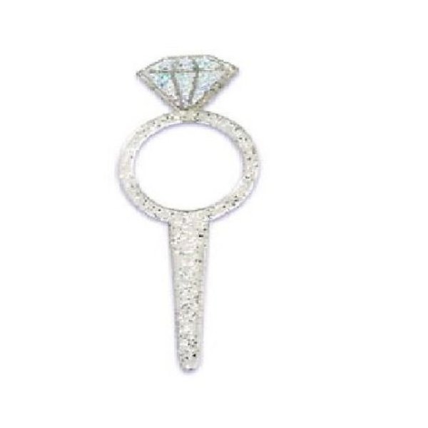 CakeDrake BULK 144 DIAMOND Engagement RING Wedding Bridal Shiny SHOWER CUPCAKE Pics Picks