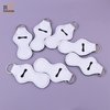 RP Remarkable Power, 10 Pack Sublimation Blanks Chapstick Holder Keychain for Lip Balm Holder White