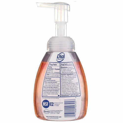 Dial Professional - Antimicrobial Foaming Hand Soap Original Scent 7.5Oz Pump Bottle 8/Carton "Product Category: Breakroom And Janitorial/Hand Cleaners"
