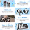 Zendstanding Baby Toys 0-12 Months: Black and White Sensory Toys Baby Socks & Wrist Rattles Newborn Toys with Baby Cloth Book Kits, High Contrast Baby Gifts for Boys Girls