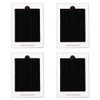 4 Pack Refrigerator Air Filter Replacement Carbon Activated Air Filter Compatible with Frigidaire and Electrolux Air Filter, Replaces SCPUREAIR2PK,EAFCBF PAULTRA RAF1150, 242047804, 241754002