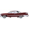 1959 Chrysler Imperial Crown 2 Door Hardtop Radiant Red with Black Top 1/87 (HO) Scale Diecast Model Car by Oxford Diecast 87IC59003