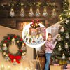 itshWOee Christmas Ornaments Building Set with Light, 6 Pack Christmas Tree Décor with Santa Claus Elk Nutcracker Penguin Building Toys, Christmas Party Gifts for Kids Boys and Girls Aged 6+