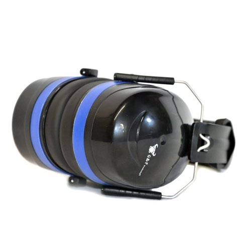 G & F Products NRR 26dB up to 41dB Highest NRR Safety Muffs-Professional Defenders Adjustable Headband Ear Protection, Shooting Hearing Protector Earmuffs Fits Adults To Kids, Blue