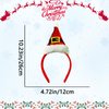 ZEYER Christmas Headband Cute Hat Toppers Headband Sequin Red Hat Christmas Hair Band Funny Christmas Accessories Costume Headwear Holiday Party Favors 1 PCS