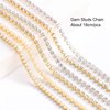 Metal Nail Art Chains Decorations, Gold Silver Nail Art Line Accessories, Punk Luxury Pearl Gem Nail Art Glitter Design, 3D Nail Art Chain Supplies for Women Manicure Art, Resin Nail Art Tips Tools
