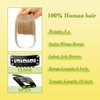 Savasana Clip on Wispy Bangs-Real Human Hair Clip in Bangs Hairpieces Fake Air Bangs Fringe with Temples Bangs Hair Extensions (Wispy Bangs, Ash Brown)