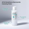 APLB Glutathione Niacinamide Cleansing Water | LIPO GLUTA NIAC CEN™ 7.8% 5.41 FL.OZ/Korean Skincare, Makeup remover for sensitive skin, Deep Hydration, Pore care