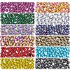 4200Pcs Hotfix Rhinestones Round Shape Flatback Crystal Glass Flatback Nail Art (12 Mixed Colors, 3mm SS10)