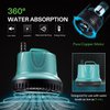 VIVOSUN 660GPH 40W Submersible Pump for Fish Tank, Pond, Aquarium, Hydroponic Systems with 5ft Power Cord and 4 Nozzles Blue