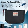 Rough Enough Small Travel Cable Organizer Bag Tech Case with Zipper for Cord Electronics Accessories Travel Essential