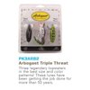 Arbogast Triple Threat Fishing Lure, Includes 2 Jitterbug Lures and 1 Hula Popper Lure, Freshwater Fishing Lures and Accessories