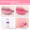BINGBRUSH Crystal Flower Jelly Color Changing Lipstick,Long Lasting Lip Care Moisturizer Lip Balm Magic Color Change Lip Gloss Lip Tint Stain Matte Makeup Lipstick (06#Purple flower)