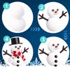 BANBBUR 12 Pack Christmas Stocking Stuffers for Kids,Christmas Crafts for Kids,Modeling Clay DIY Build a Snowman Crafts Kit Bulk Christmas Gifts Activities