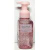 Bath and Body Works Strawberry Snowflakes Gentle Foaming Hand Soap 8.75 Ounce Decorative Faceted Diamond Plate Pink Bottle
