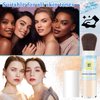 Sunscreen Setting Powder SPF 50+ PA++++,Oil Control Brush On Powder Sunscreen Makeup,Breathable Long Lasting Mineral Loose Powder,Lightweight Flawless Concealer for All Skin Types