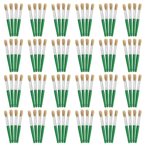 Colorations Jumbo Chubby Paint Brushes, 96 Brushes, Individually Packaged, Personalize & Decorate for Gifts, Arts & Craft Craft for Children, Kids Crafts for Home or The Classroom
