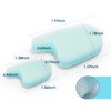 Kimihome 12 Packs Foam Toe Separator，Toe Gasket-Redress Overlapping Toes, Prevent Friction and Release Pressure, Relieve The Pain Caused by Bunions