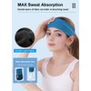 SUJAYU Sweatbands for Women, 4 PCS Womens Headbands Sweat Bands Headbands for Women, Workout Headbands for Women Non Slip, Wide Headbands for Women Hair Wrap Hair Accessories for Women