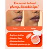 SelfBeauty Lip Mask - Rosehip & Collagen, Vegan Lip Balm, Lip Moisturizer, Overnight Hydrating Lip Treatment with Collagen Peptide, Lip Scrub Exfoliator Intensive Lip Repair, 0.51fl.oz